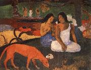 Paul Gauguin Pastime Sweden oil painting artist